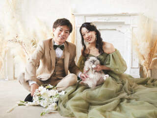 スタジオペットとウエディングフォト