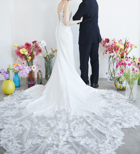 トレーンをしっかり見せたショット