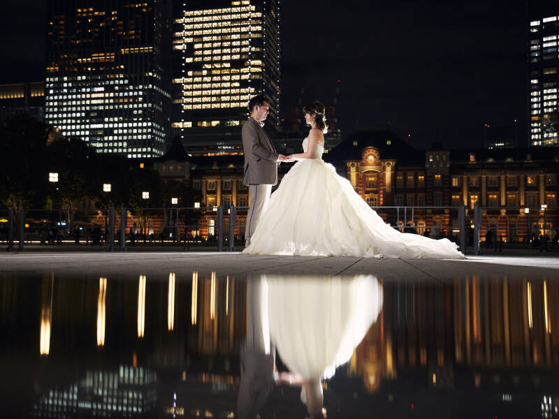 ヴェラウォン リーゼルで丸の内ナイトロケーションフォト