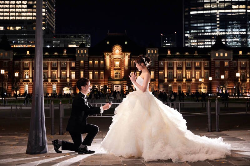 丸の内ナイトロケーションフォト