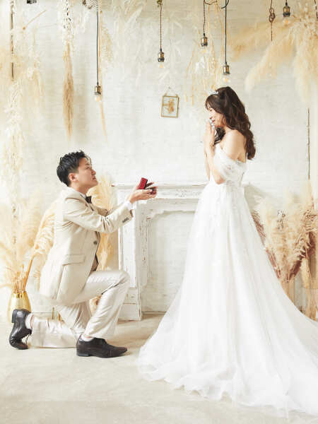 スタジオ 2着ウエディングフォトす