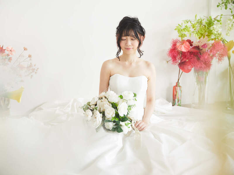 スタジオ撮影・ソロウェディングフォト2着付き