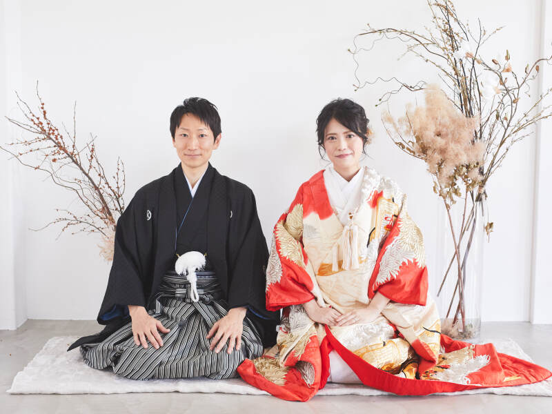 スタジオ撮影・和装&洋装2着フォト