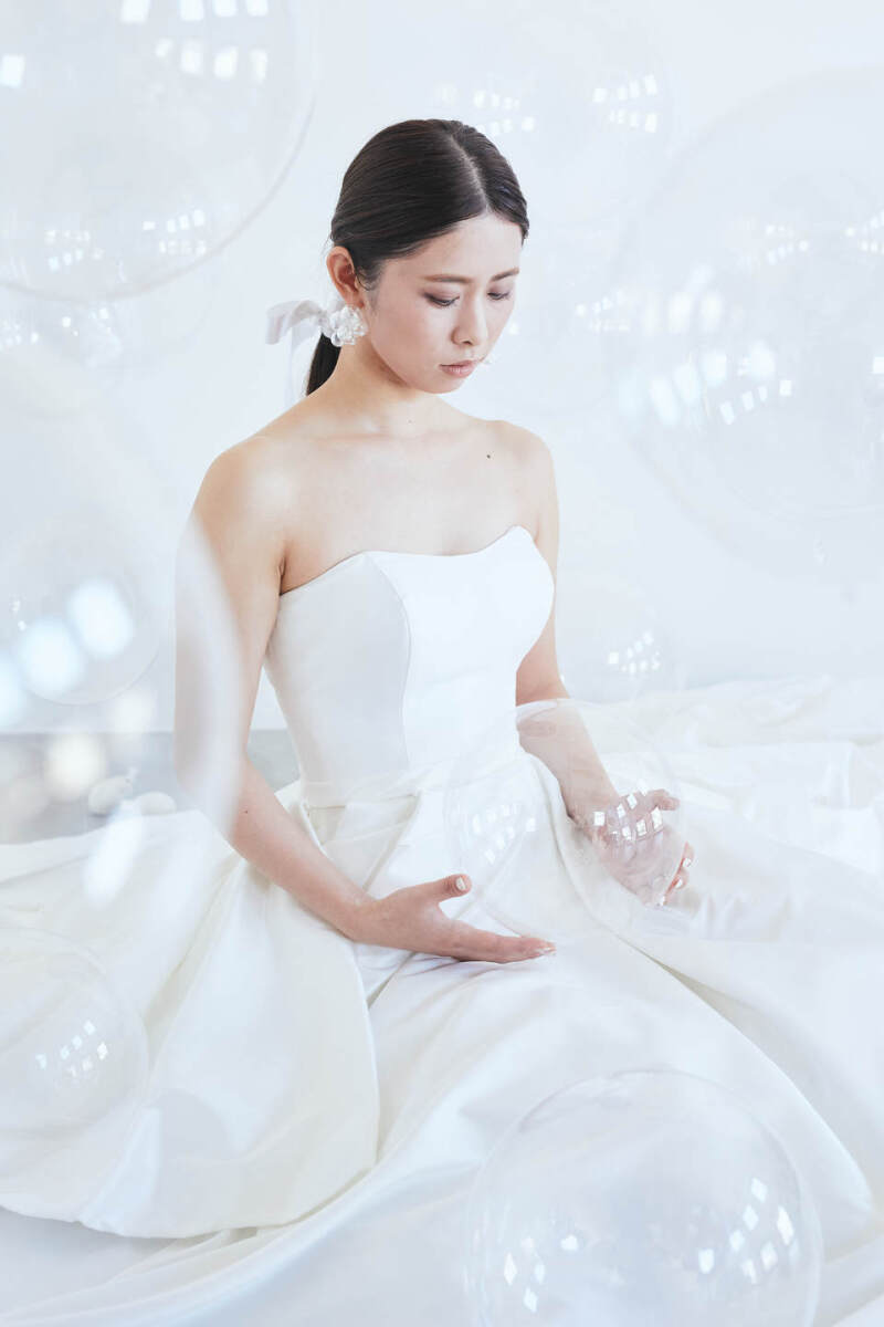 スタジオ撮影・2着付バルーンソロウェディング