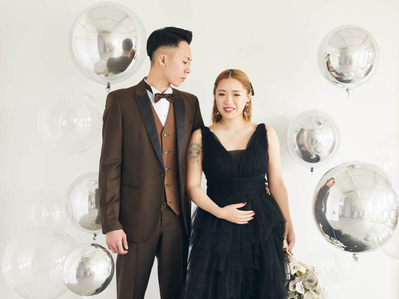 バルーンマタニティウェディングフォト