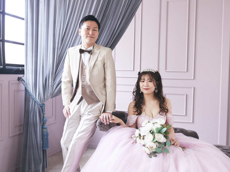 スタジオ 2着ウエディングフォト