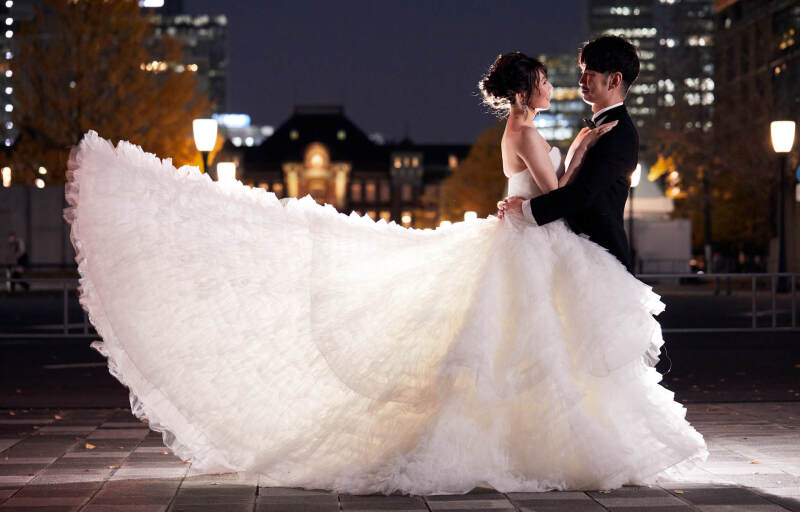 丸の内ナイトロケーションフォト