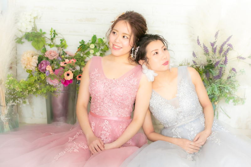 【青山店】ガールズフォト2名様分のヘアセット付き