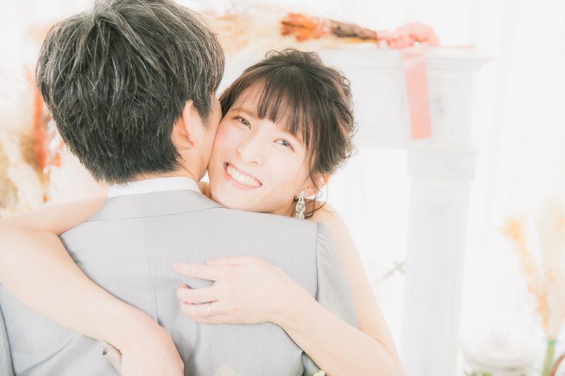 笑顔が素敵な花嫁様♡