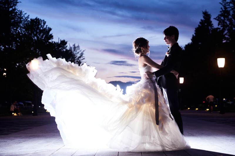 東京駅でのマジックアワー