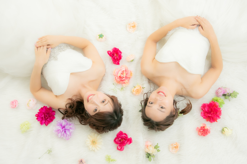 寝転びショット