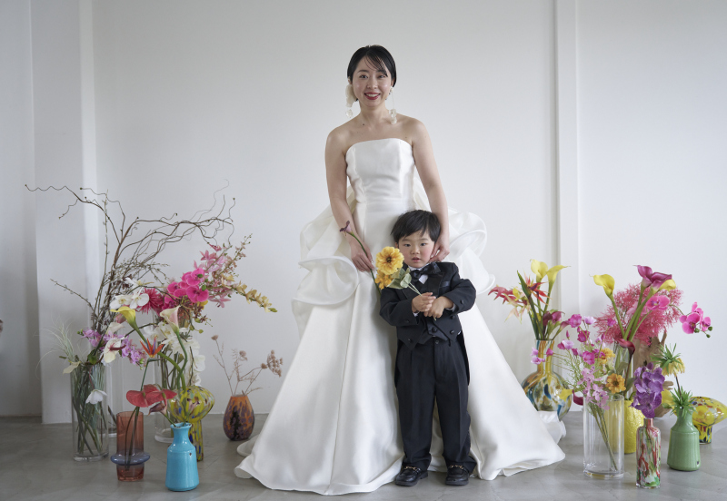 スタジオファミリーウエディングフォト
