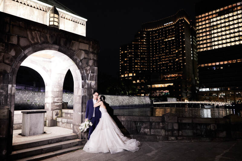 スタジオ撮影&丸の内ナイトロケーションフォト