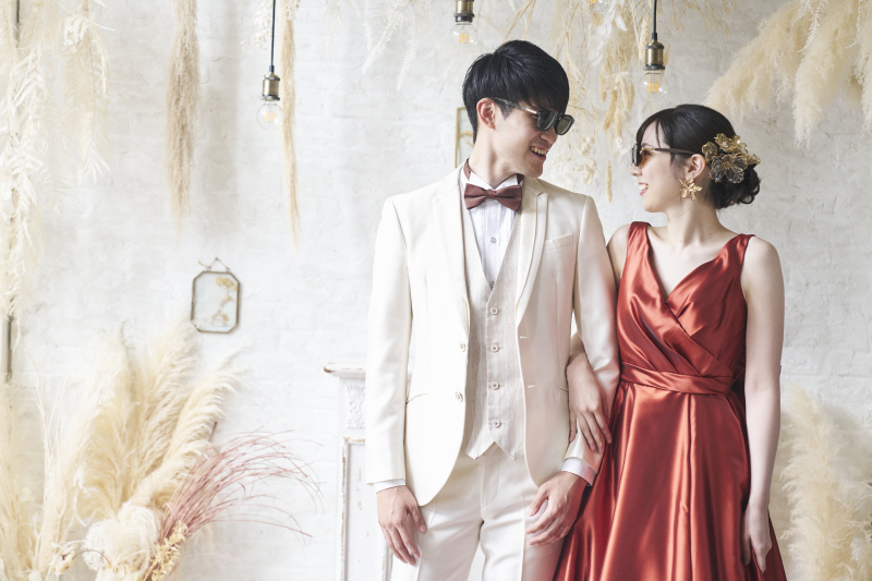 スタジオ　2着ウエディングフォト