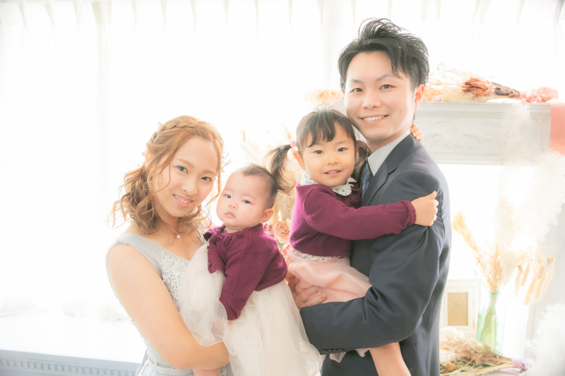 【青山店】ファミリーフォト・衣装付きプラン