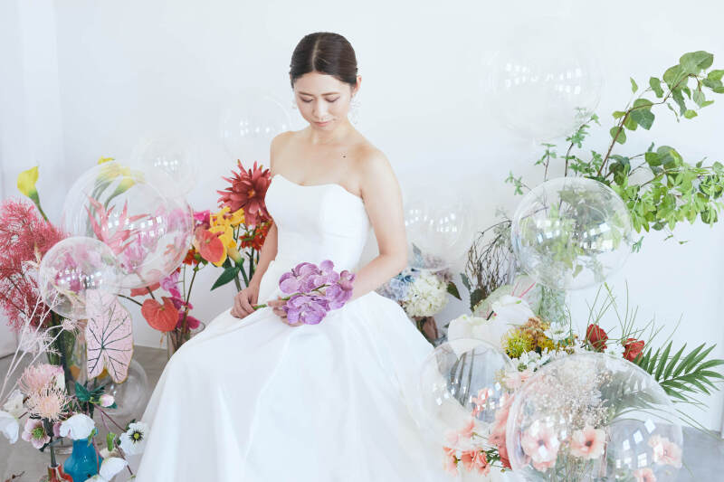 2着付バルーン ソロウェディング