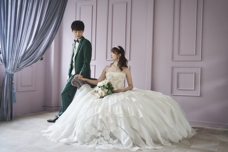 スタジオ　2着ウエディングフォト