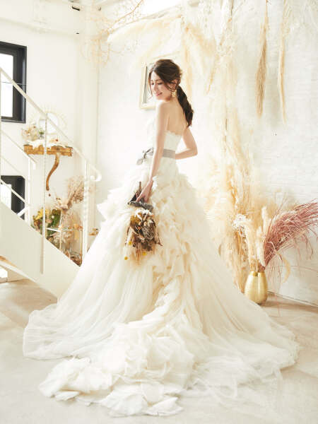 ワンちゃんと一緒にウェディングフォト