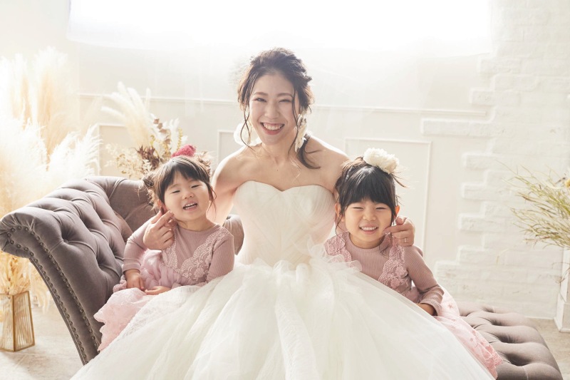 お子様の衣装もレンタル可能