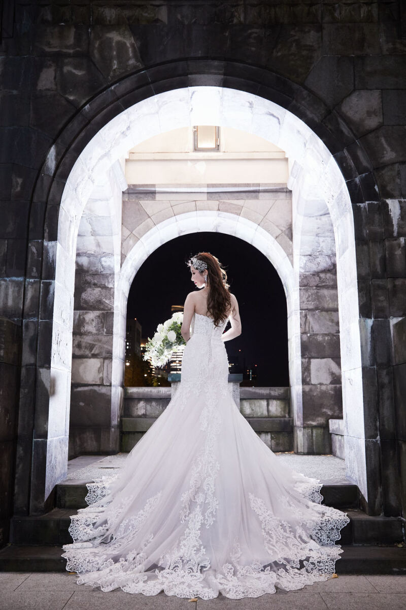 インポートのマーメイドドレスも追加料金なし！