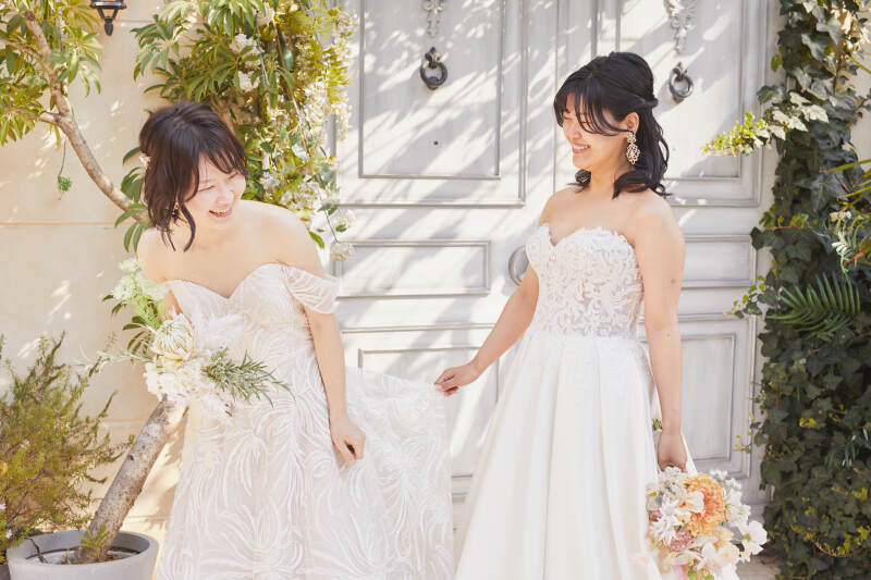 自分に合うドレスを選べる