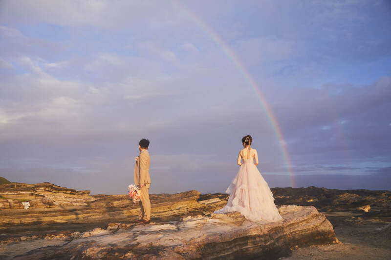 インポートドレスでウェディングフォト