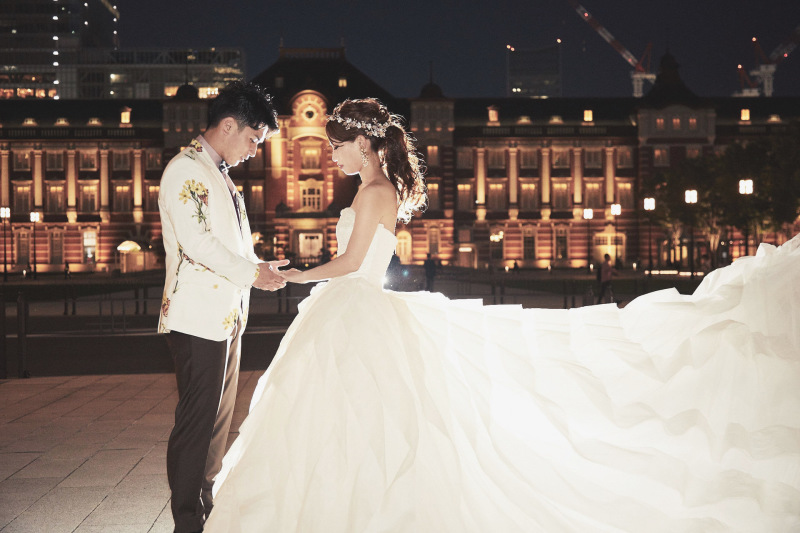 6月平日丸の内ヴェラウォンリーゼルでのナイトロケーションフォト