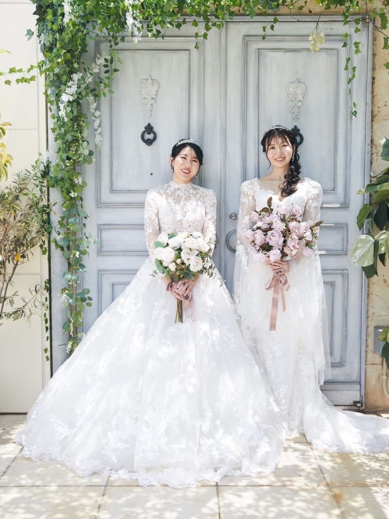 インポートドレスでガールズフォトウェディング♥|衣装選び〜撮影まで1日完結!