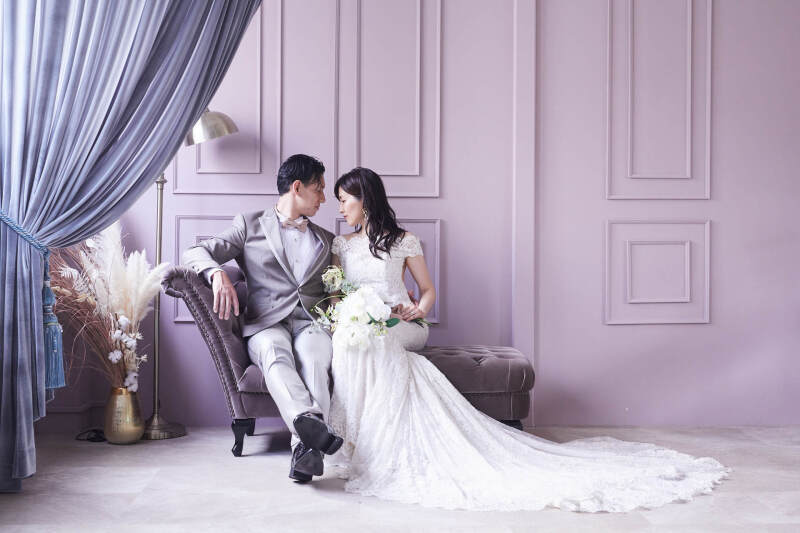 【インポートドレス2着】スタジオフォトウェディングプラン|衣装選び〜撮影まで1日完結!