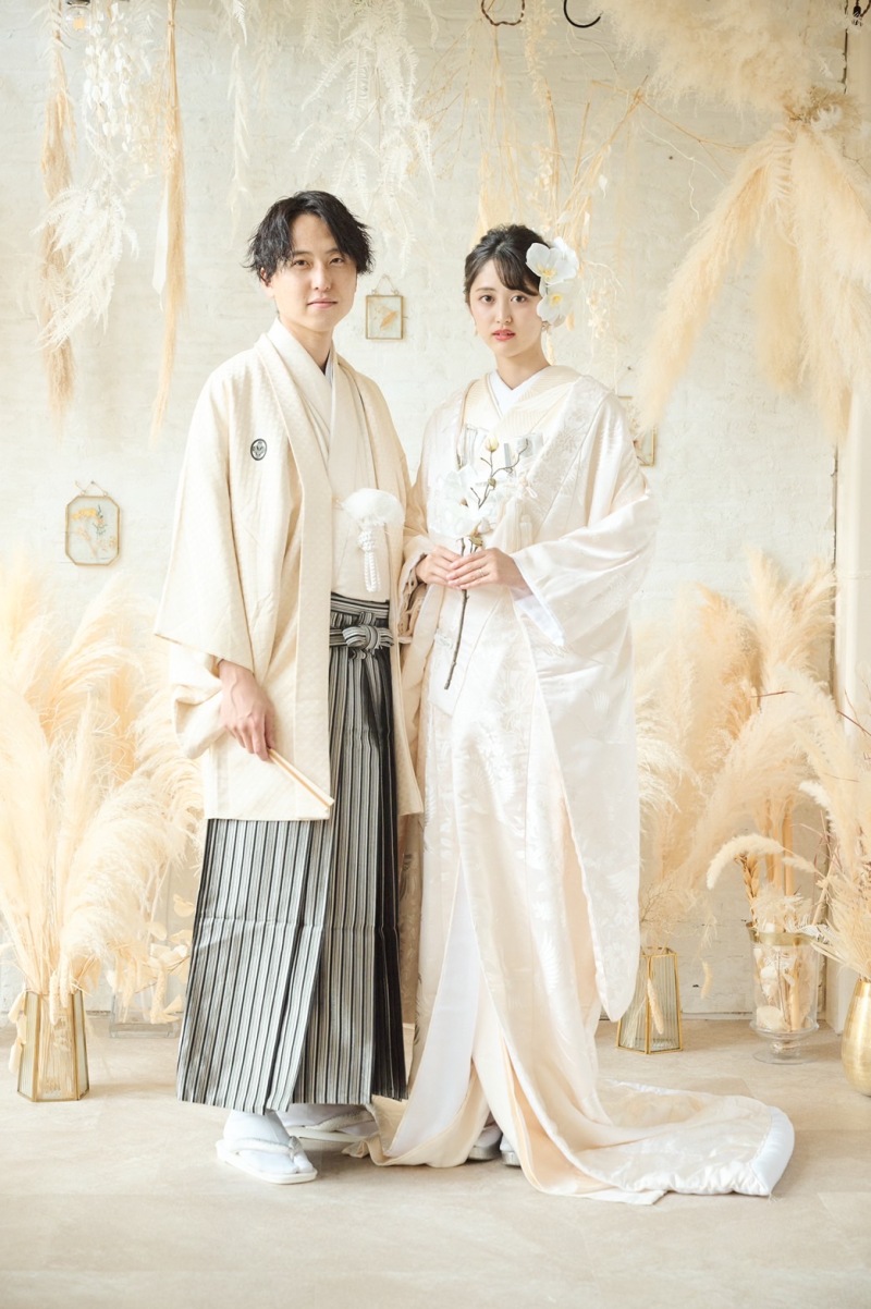 【Photorait限定❤︎土日料金無料&ハイブランドドレス追加料金なし】和装＆洋装スタジオプラン｜衣装選び〜撮影まで1日完結！