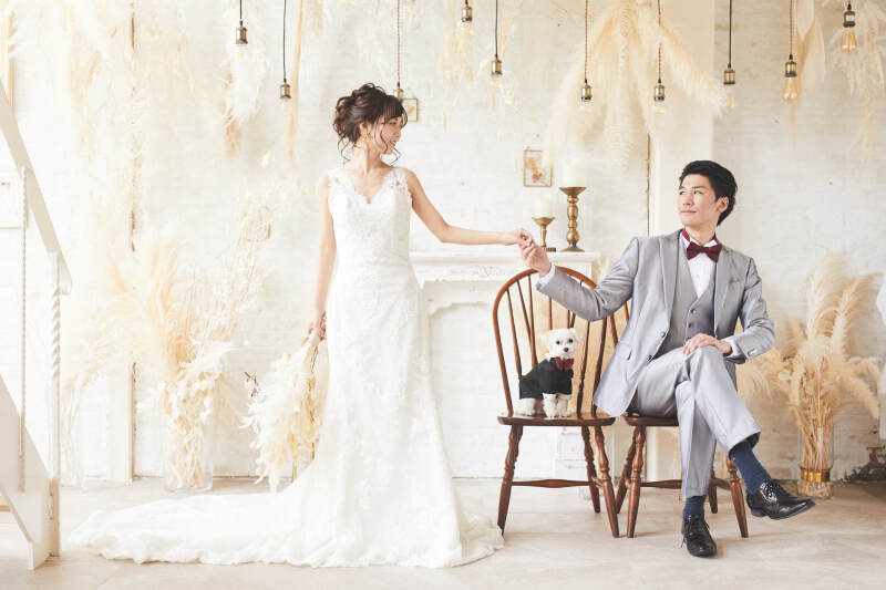 【Photorait限定❤︎土日料金無料&ハイブランドドレス追加料金なし】和装＆洋装スタジオプラン｜衣装選び〜撮影まで1日完結！