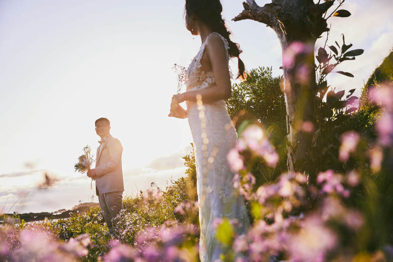 【城ヶ島・森戸海岸ロケーションプラン】衣装選び〜撮影まで1日完結|インポートドレスで海岸ウェディング♪(平日限定)