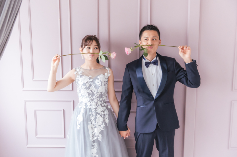 【洋装スタンダード】スタジオ洋装1着ウェディングフォトプラン|衣装選び〜撮影まで1日完結!