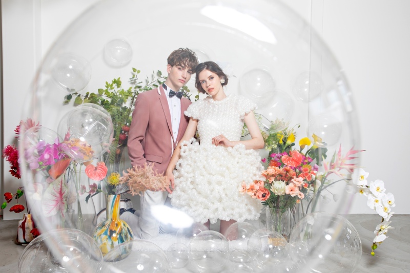 【溢れるほどのバルーンに囲まれる】洋装1着スタジオフォトプラン|衣装選び〜撮影まで1日完結!
