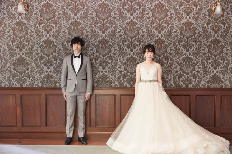 【大谷美術館（旧古河邸）】庭園と大正ロマン溢れる洋館でのロケーションフォト｜オリジナルインポートドレスが選び放題！