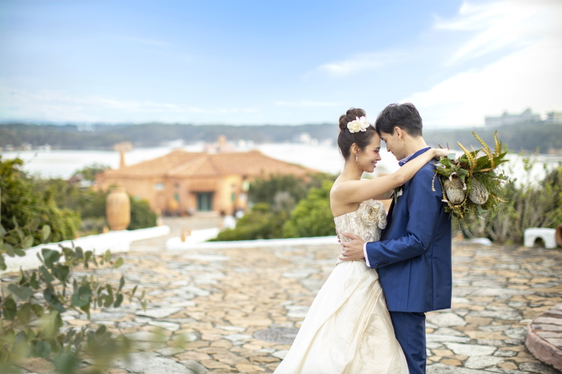 ハネムーンも一緒に 宿泊付き 伊勢志摩stay Photo Wedding 撮影日 19年11月23日 志摩地中海村 ザ オランジェガーデン五十鈴川 三重県でフォトウェディング探すならphotorait