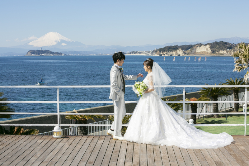 外は富士山もくっきり映るほど晴天!