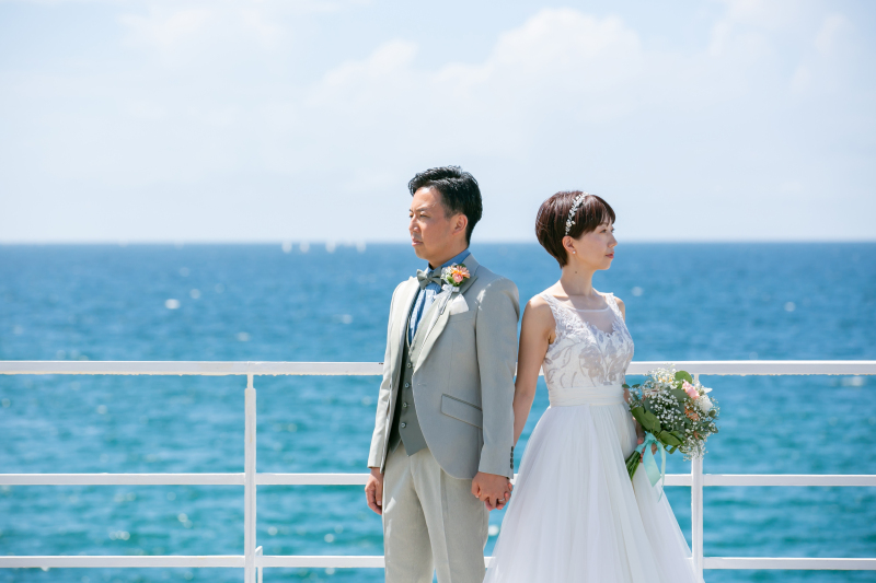 オリジナル生花ブーケとお揃いコンバース