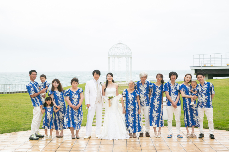 統一感のあるファミリーフォト