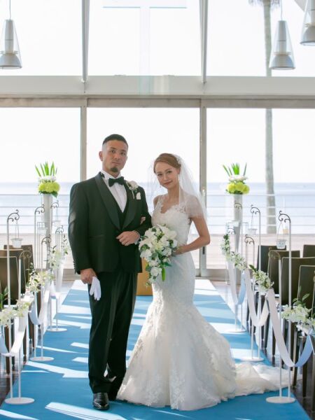 チャペルでの撮影......