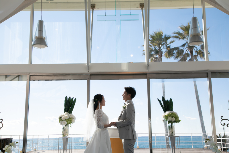 お2人の誓い合うシーン