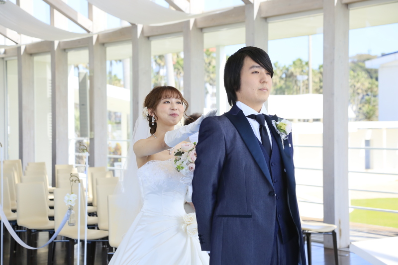 とうとう新郎様のもとまで到着!