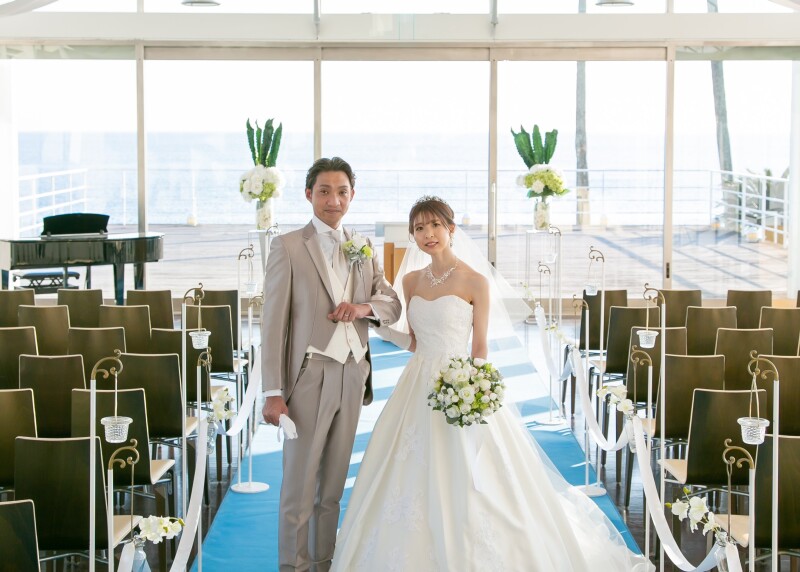 お2人がチャペルで待っているのは・・・