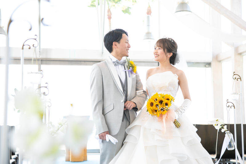 幸せそうなお2人のお写真