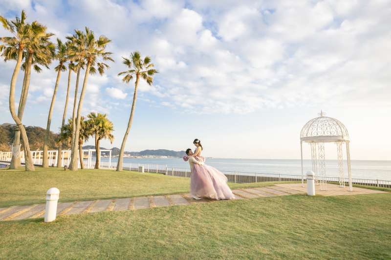 最後は2人で物語の1枚のような写真を!