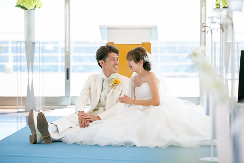 チャペルで仲良く