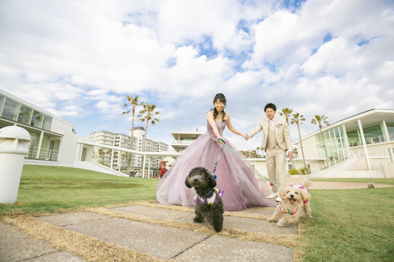 ワンちゃんと楽しく撮影!