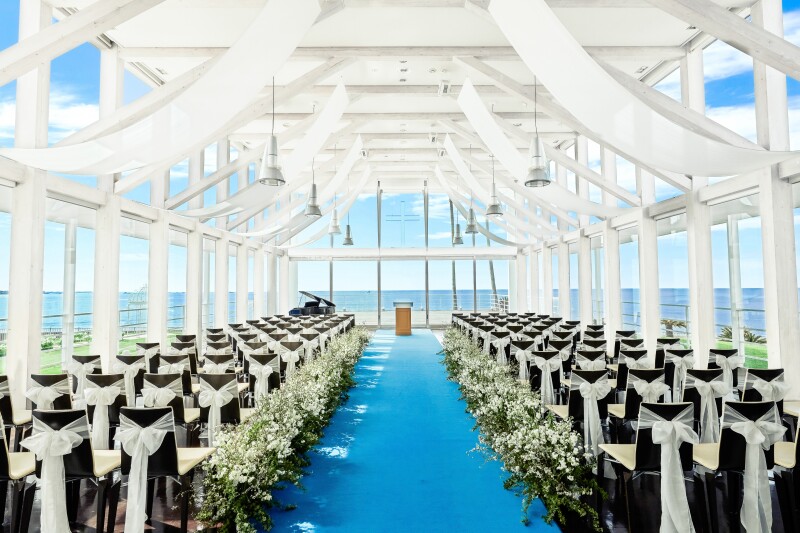 リビエラ逗子マリーナ_カラードレスが豊富