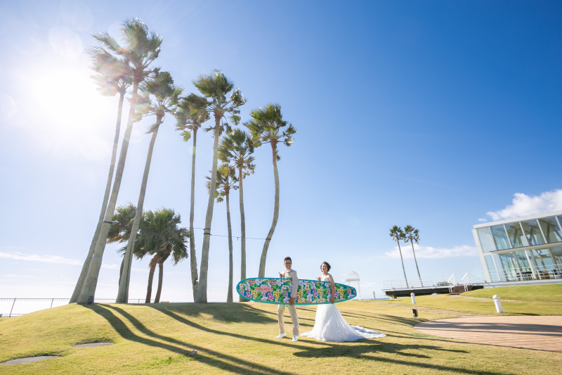 リビエラ逗子マリーナ_ガーデンで撮影できる