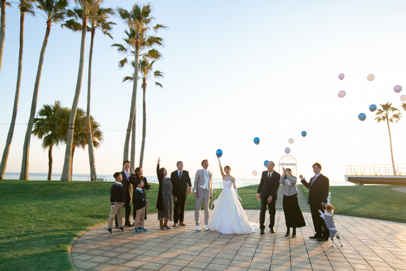 大切な一日だから皆一緒に撮影したい!